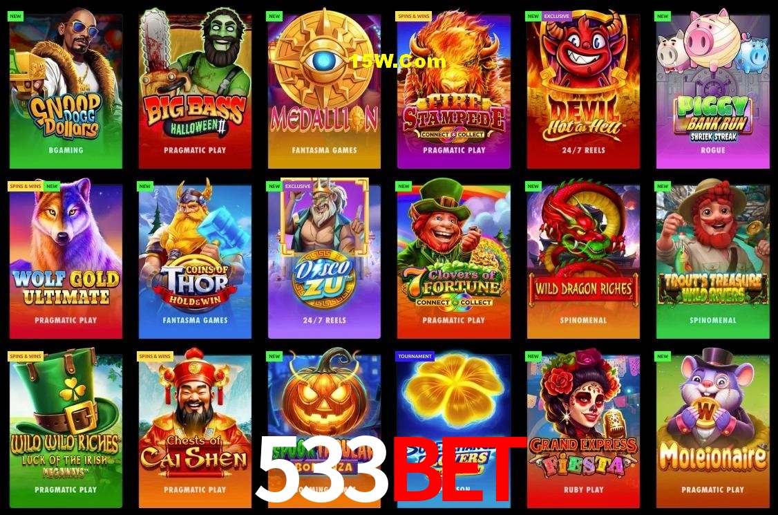 Game Providers 533Bet